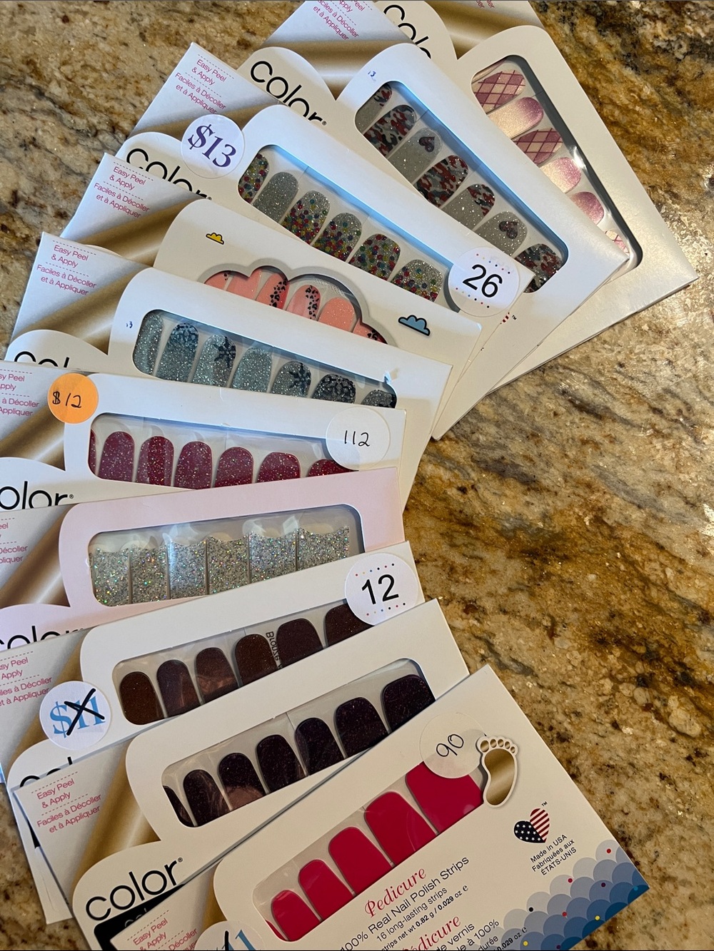 Lot - 190 sets of Color Street Nail Strips - Picture 11 of 16